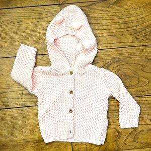 Carter’s Baby Girl Sweater, Size 6 mo, Pink